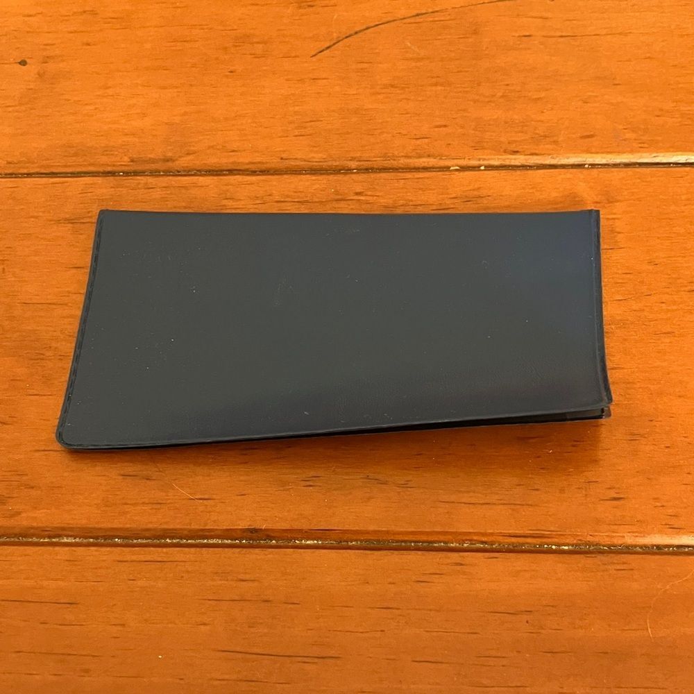 Blue Checkbook Cover